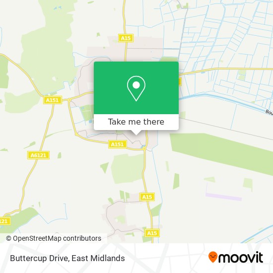 Buttercup Drive map