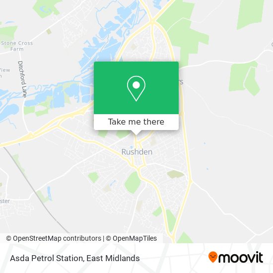 Asda Petrol Station map