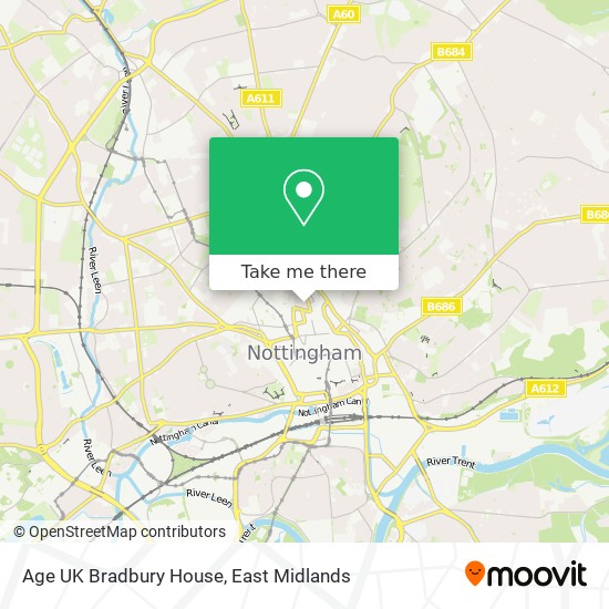 Age UK Bradbury House map