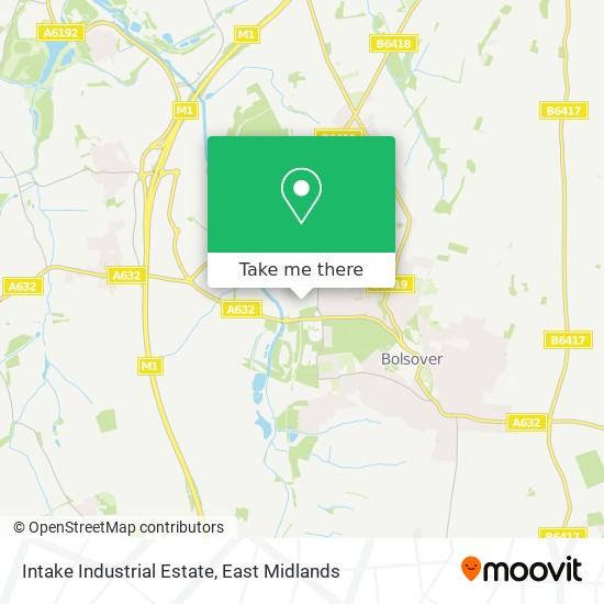 Intake Industrial Estate map