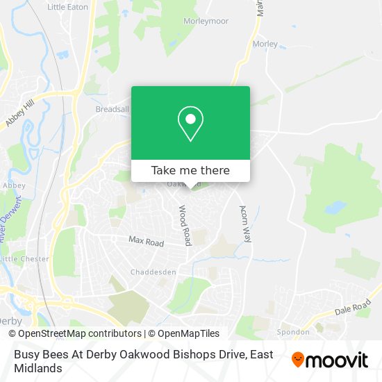 Busy Bees At Derby Oakwood Bishops Drive map