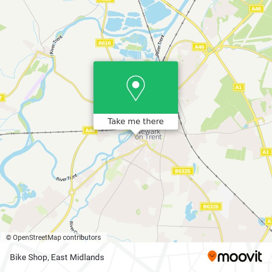 Bike Shop map