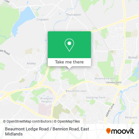 Beaumont Lodge Road / Bennion Road map