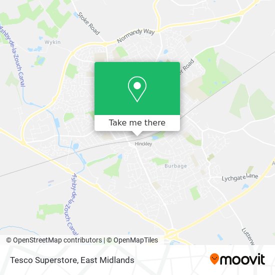 Tesco Superstore map