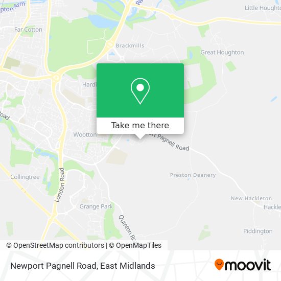 Newport Pagnell Road map