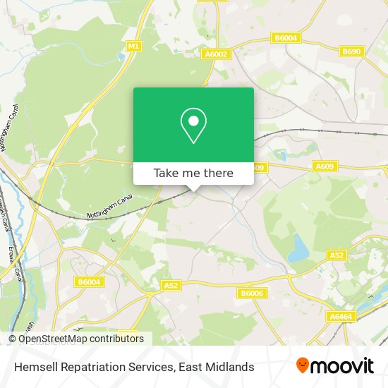 Hemsell Repatriation Services map