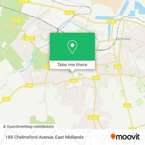 188 Chelmsford Avenue map