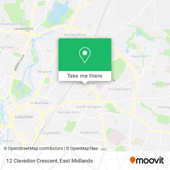 12 Clevedon Crescent map