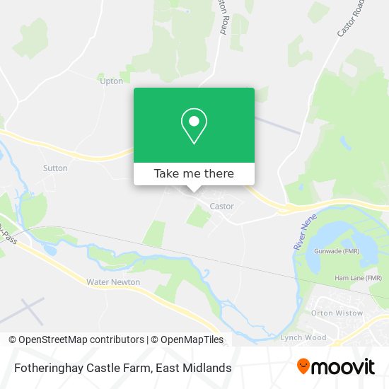 Fotheringhay Castle Farm map