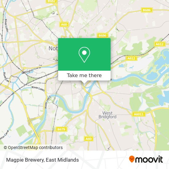 Magpie Brewery map