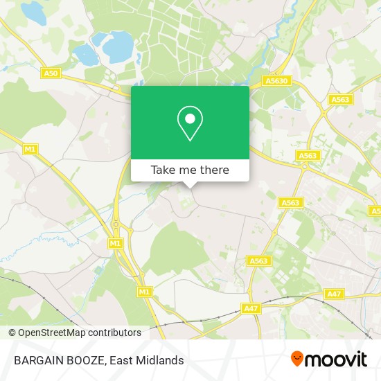 BARGAIN BOOZE map