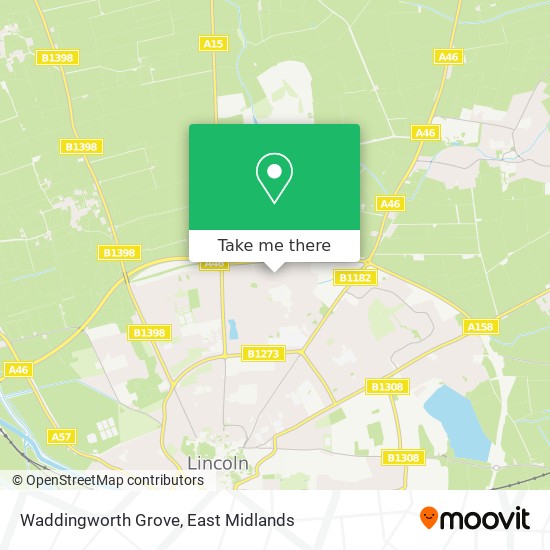 Waddingworth Grove map