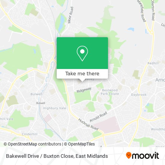 Bakewell Drive / Buxton Close map