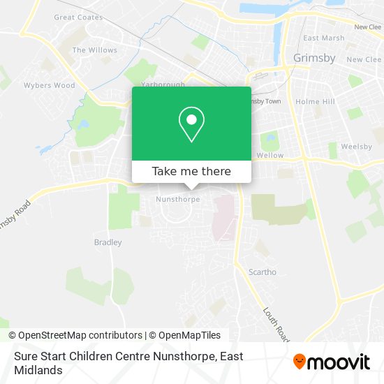 Sure Start Children Centre Nunsthorpe map