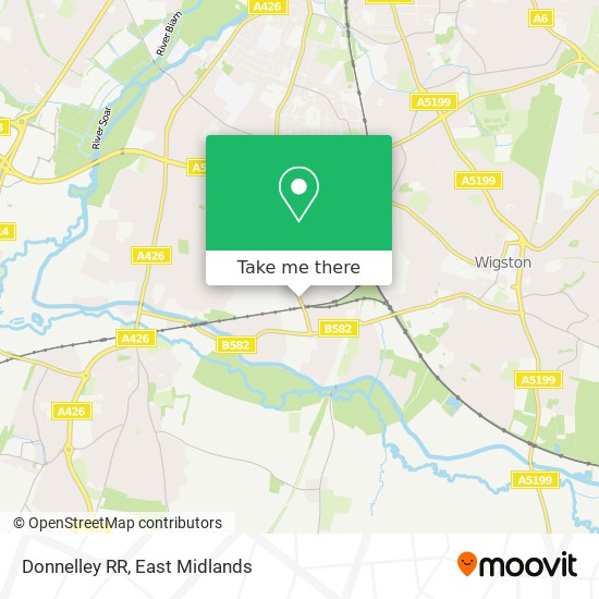 Donnelley RR map