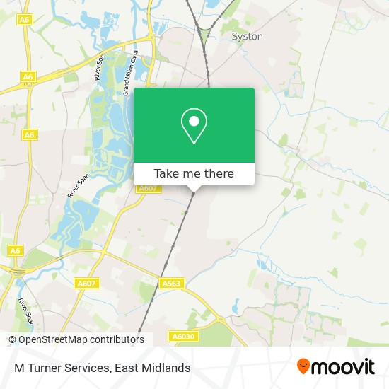 M Turner Services map