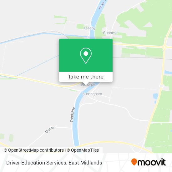 Driver Education Services map
