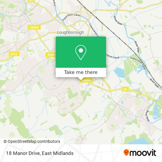 18 Manor Drive map