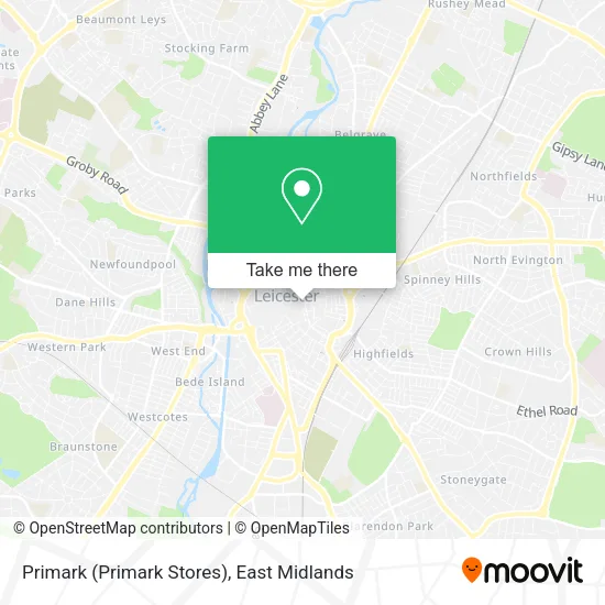 Primark (Primark Stores) map