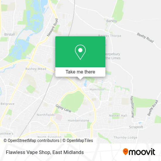 How to Get to Flawless Vape Shop in Leicester by Bus?