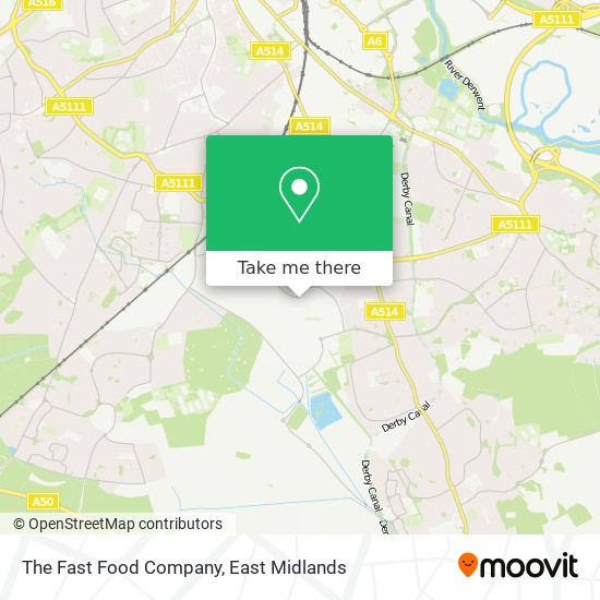 The Fast Food Company map