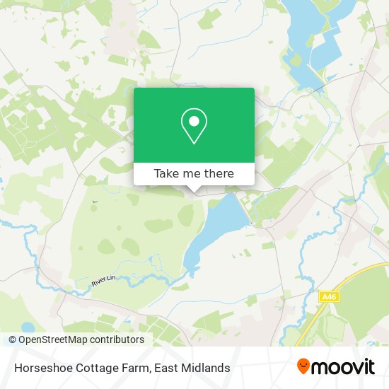 Horseshoe Cottage Farm map