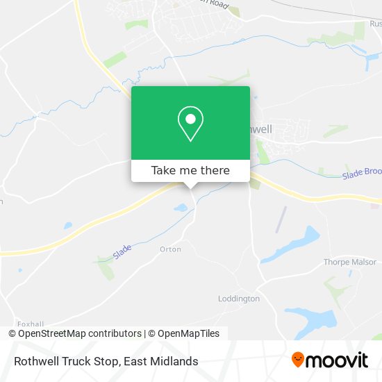Rothwell Truck Stop map