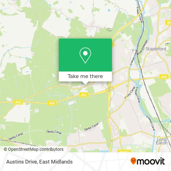 Austins Drive map