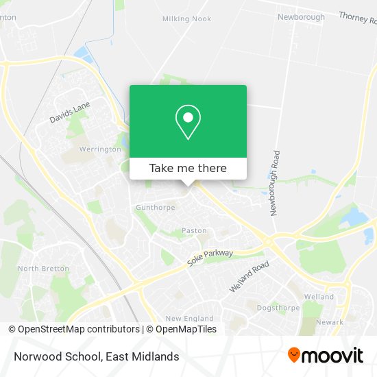 Norwood School map