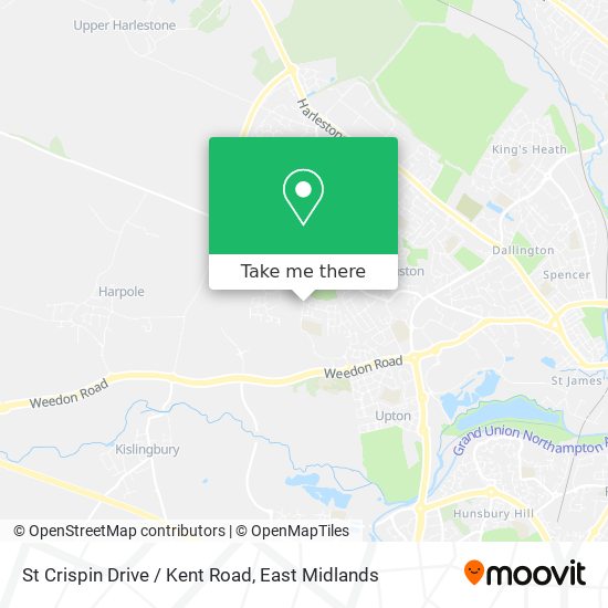 St Crispin Drive / Kent Road map