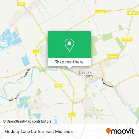 Godsey Lane Coffee map