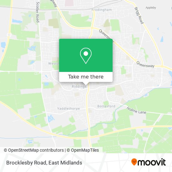 Brocklesby Road map