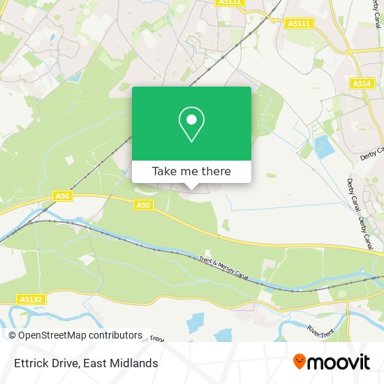 Ettrick Drive map