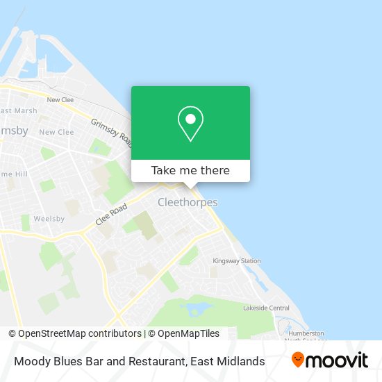 Moody Blues Bar and Restaurant map