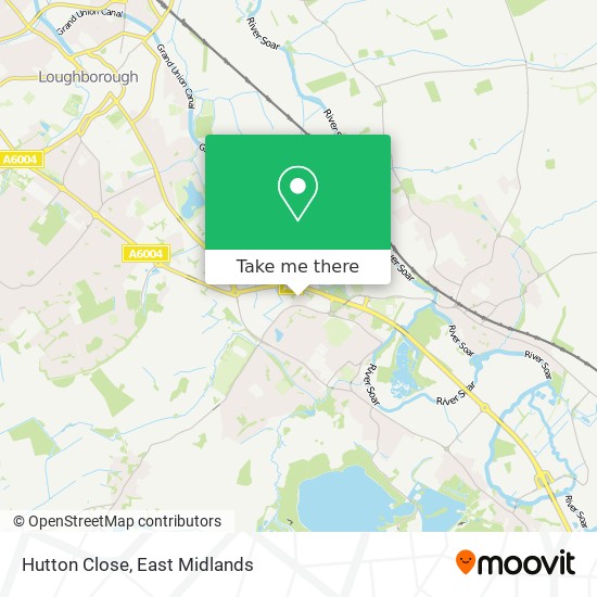 Hutton Close map