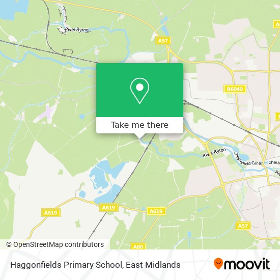 Haggonfields Primary School map