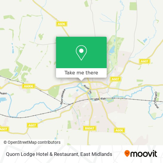 Quorn Lodge Hotel & Restaurant map