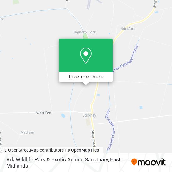 Ark Wildlife Park & Exotic Animal Sanctuary map