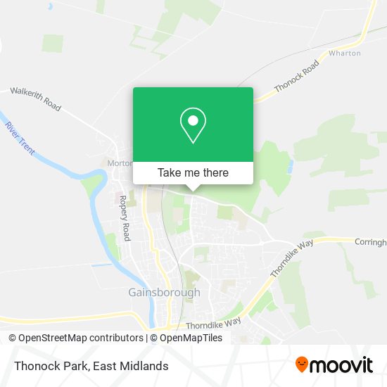 Thonock Park map
