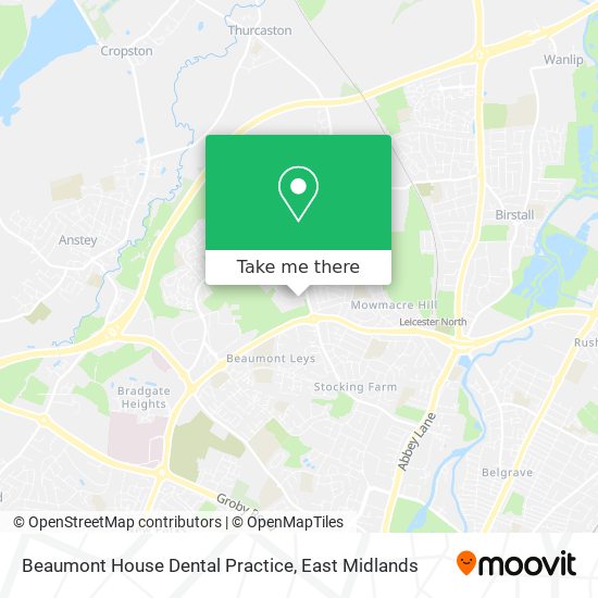 Beaumont House Dental Practice map