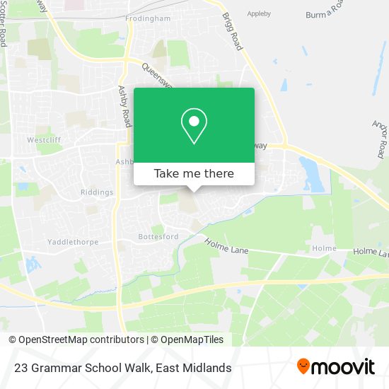 23 Grammar School Walk map