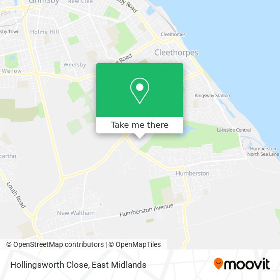 Hollingsworth Close map