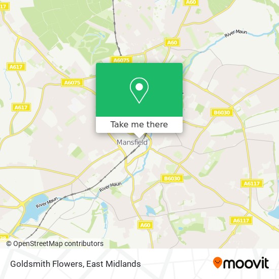 Goldsmith Flowers map