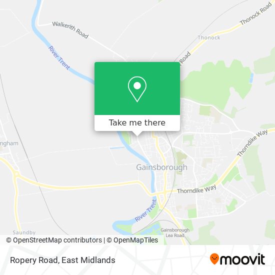 Ropery Road map