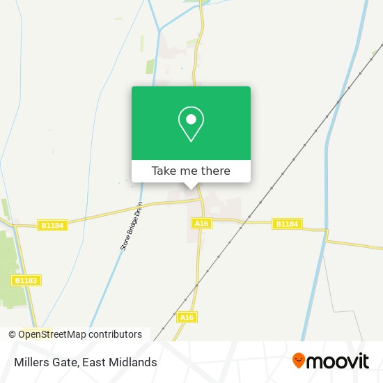 Millers Gate map