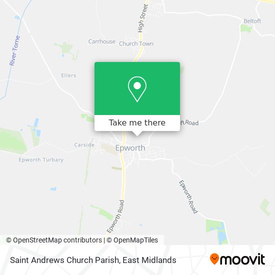 Saint Andrews Church Parish map