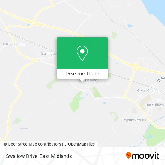 Swallow Drive map