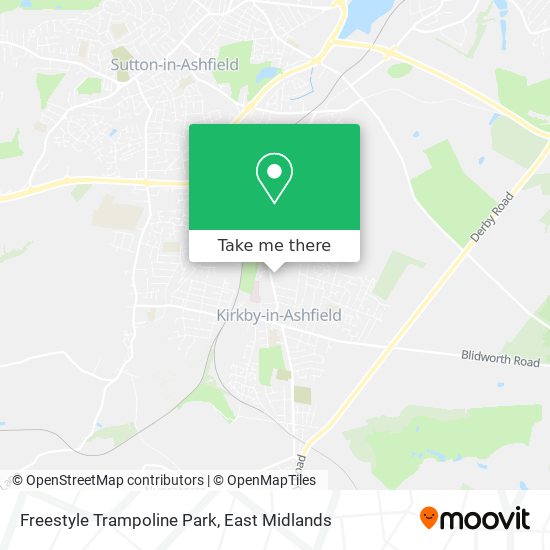 Freestyle Trampoline Park map