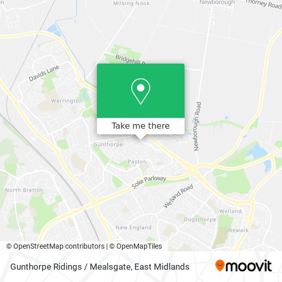 Gunthorpe Ridings / Mealsgate map