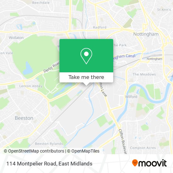 114 Montpelier Road map